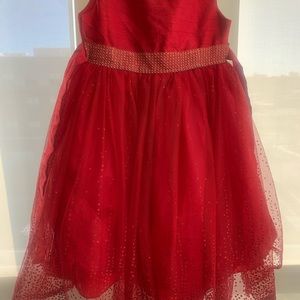 Little girls red dress